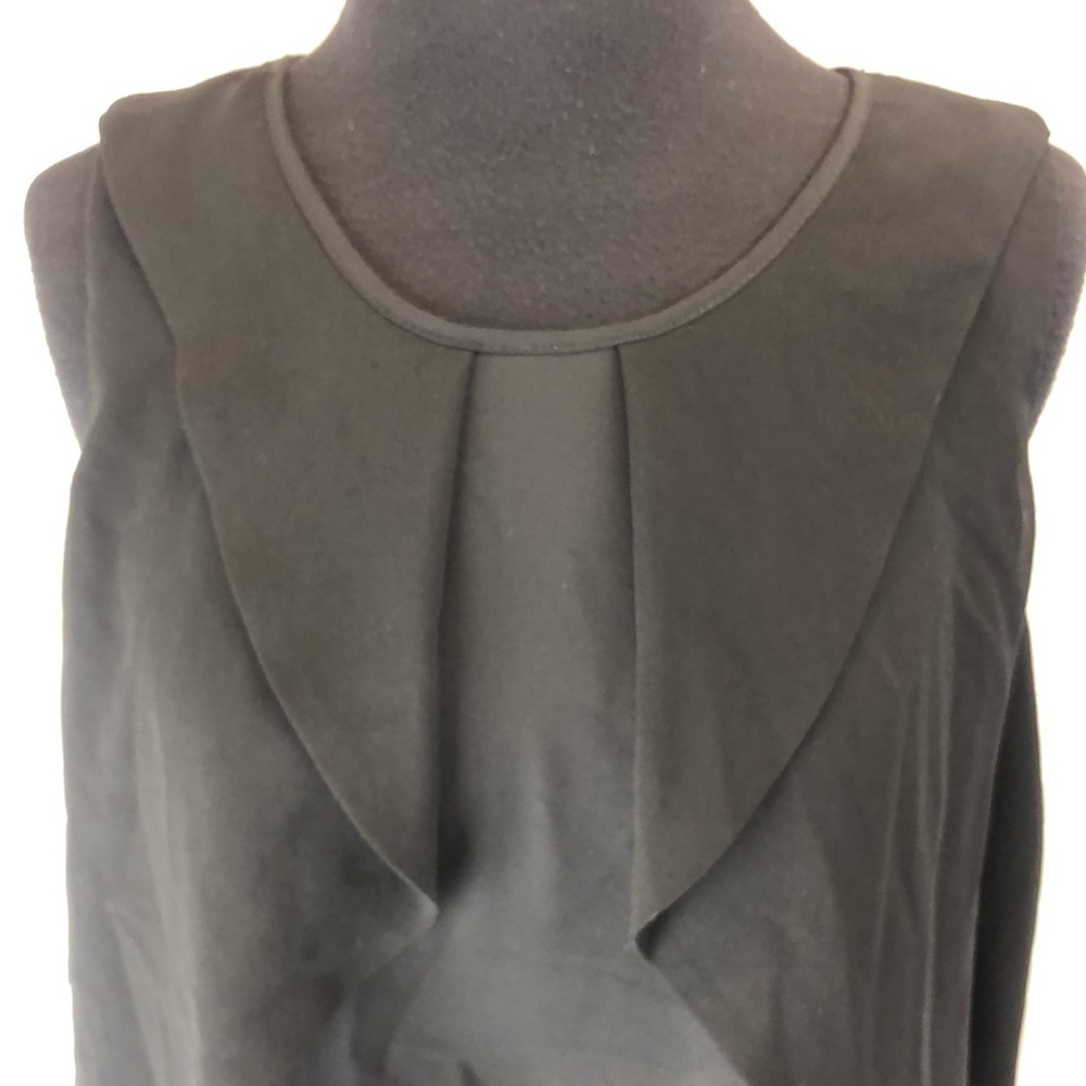 Zara Black Ruffle Tank - Picture 3 of 7
